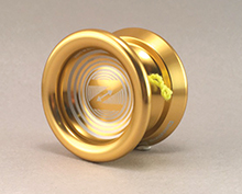 Aluminum wide gap golden color yo-yo